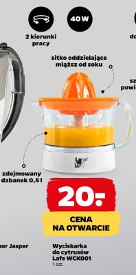 Wyciskarka do cytrusów Lafe WCK001 promocja w Netto