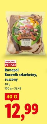 Borowik szlachetny promocja w Lidl