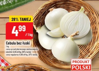 Cebula bez łuski promocja w POLOmarket