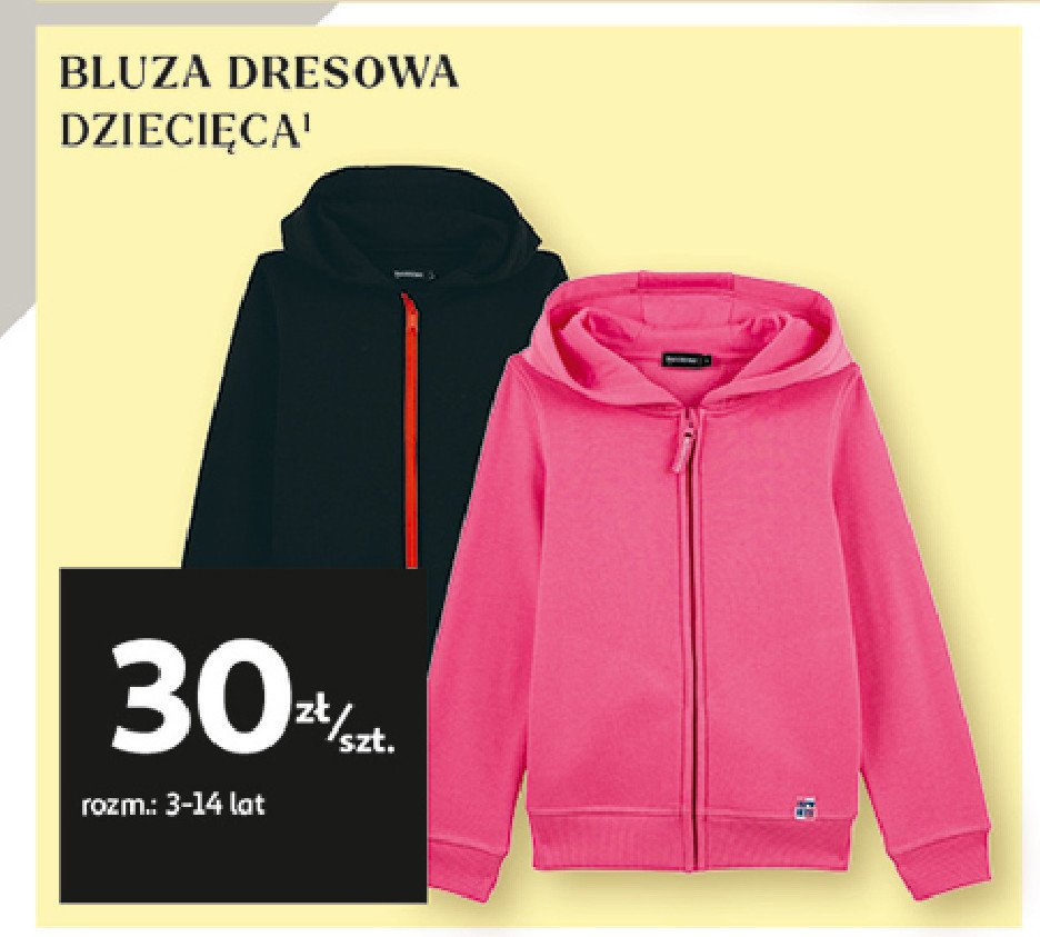 Bluza dresowa dziecięca 3-14 lat promocja