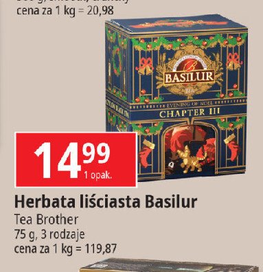 Herbata evening of noel chapter iii Basilur promocja