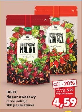 Herbatka z suszu owocowego napar z dzik膮 r贸偶膮 Bifix napar owocowy promocja