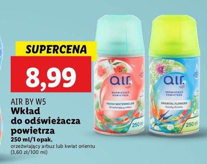 Odświeżacz watermelon AIR BY W5 promocja