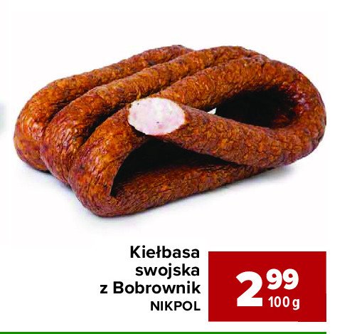 Kie艂basa swojska z bobrownik Nik-pol promocja