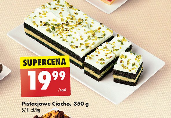 Ciacho pistacjowe promocja w Biedronka