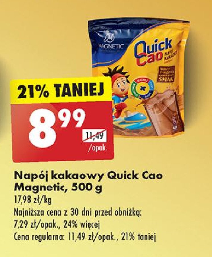 Napój kakaowy Magnetic promocja