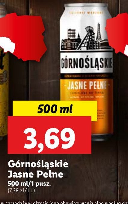 Piwo Górnośląskie jasne pełne promocja