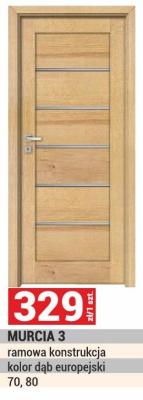 Drzwi MURCIA 3 ramowa konstrukcja promocja w Merkury Market