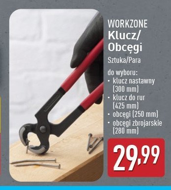 Obcęgi 250 mm WORKZONE promocja