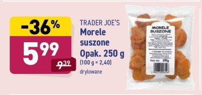 Morele suszone Trader joe's promocja