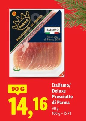 Szynka Prosciutto di Parma Italiamo / Deluxe promocja w Lidl