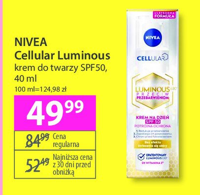 Krem na dzień spf 50 przeciw przebarwieniom promocja