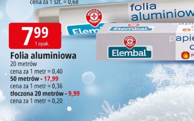 Folia aluminiowa Elembal promocja w Leclerc