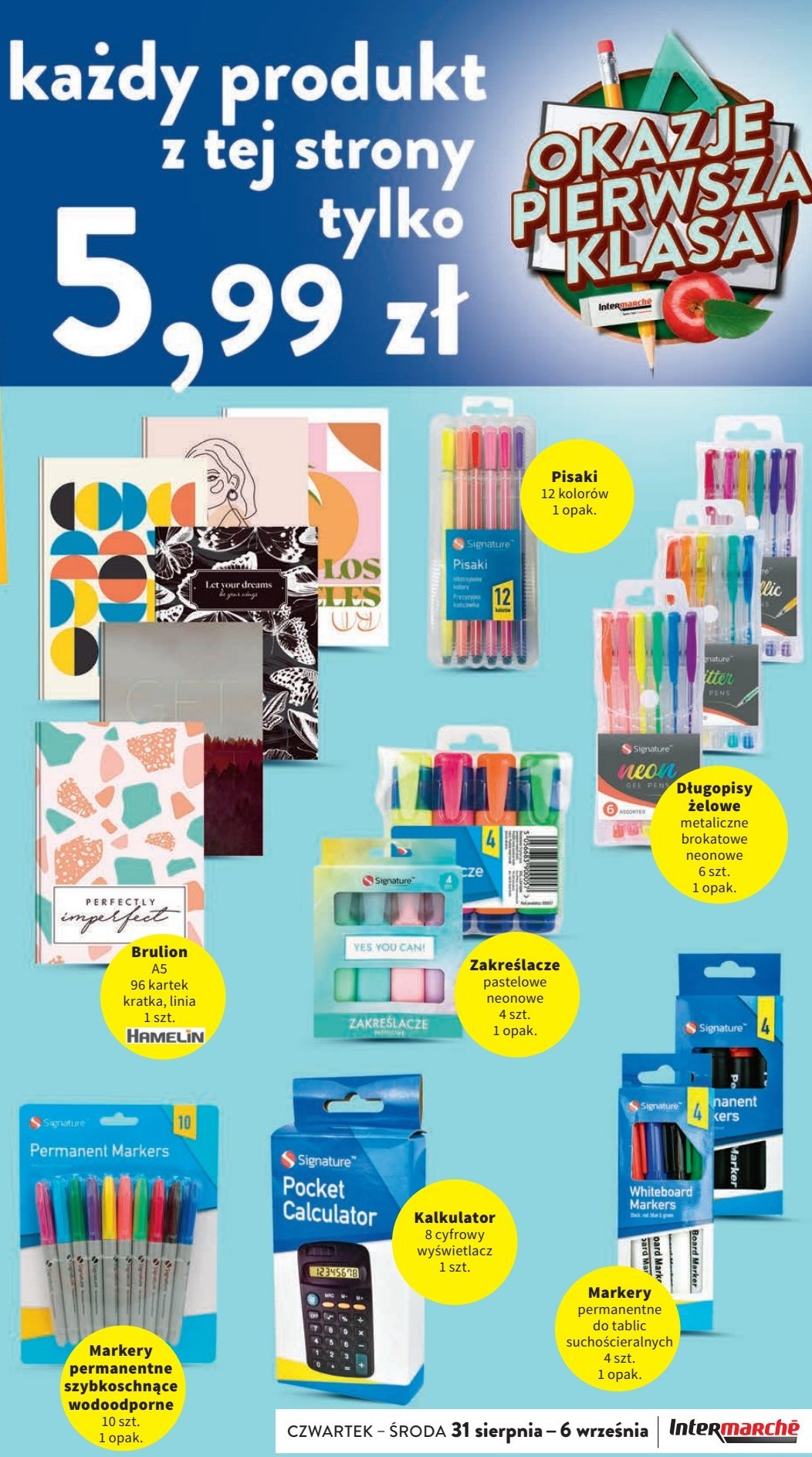 Pisaki kolorowe SIGNATURE promocja