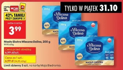 Mas艂o promocja w Biedronka