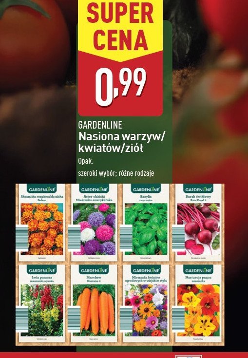 Nasiona ziół GARDEN LINE promocja