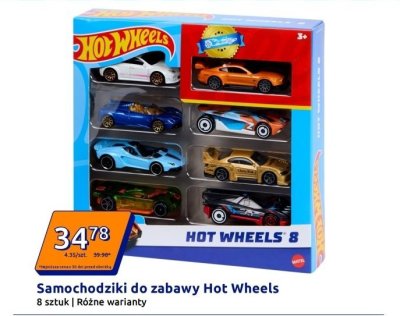 Samochodziki do zabawy Hot Wheels promocja w Action