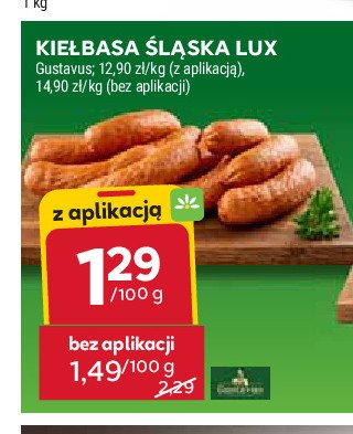 Kie艂basa 艣l膮ska Gustavus promocja