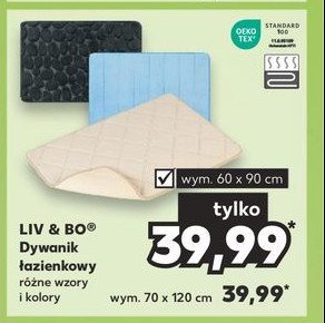 Dywanik łazienkowy 60 x 90 cm Liv & bo promocja