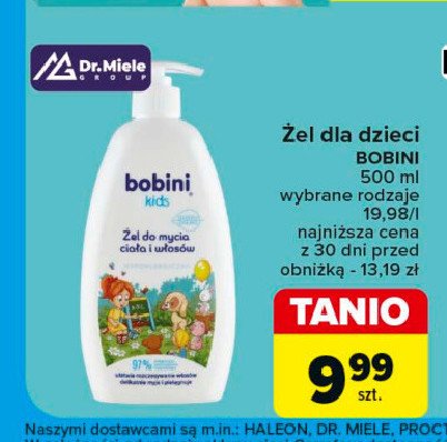 Płyn do kąpieli hipoalergiczny Bobini kids promocja