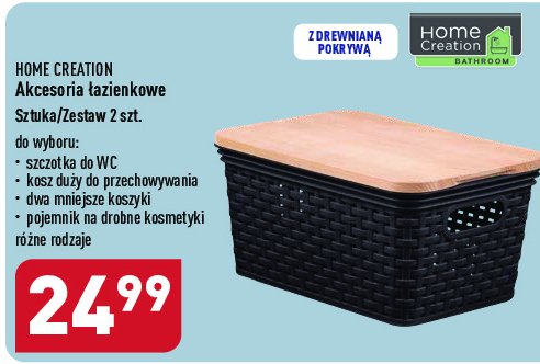 Kosz du偶y Home creation promocja