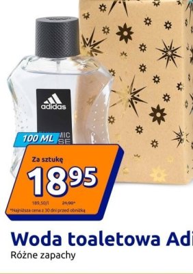 Woda toaletowa różne zapachy Adidas promocja