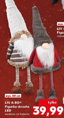 Figurka skrzata LED wys. 60 cm na baterie promocja w Kaufland