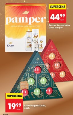 Zestaw kosmetyków Dove Pamper promocja w Biedronka