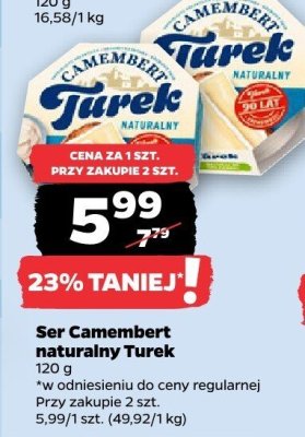 Ser Camembert Naturalny promocja w Netto