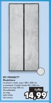 Moskitiera do drzwi balkonowych 100 x 220 cm K-classic myproject promocja