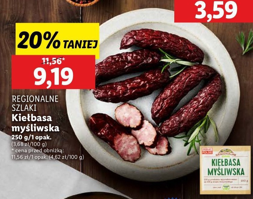 Kiełbasa mysliwska promocja