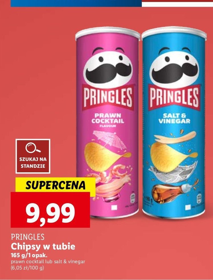 Chipsy salt & vinegar Pringles promocja