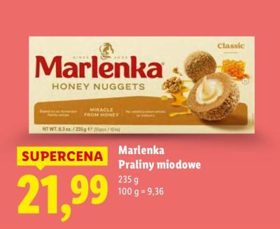 Praliny miodowe  promocja w Lidl