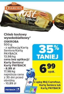 Chleb promocja w Carrefour