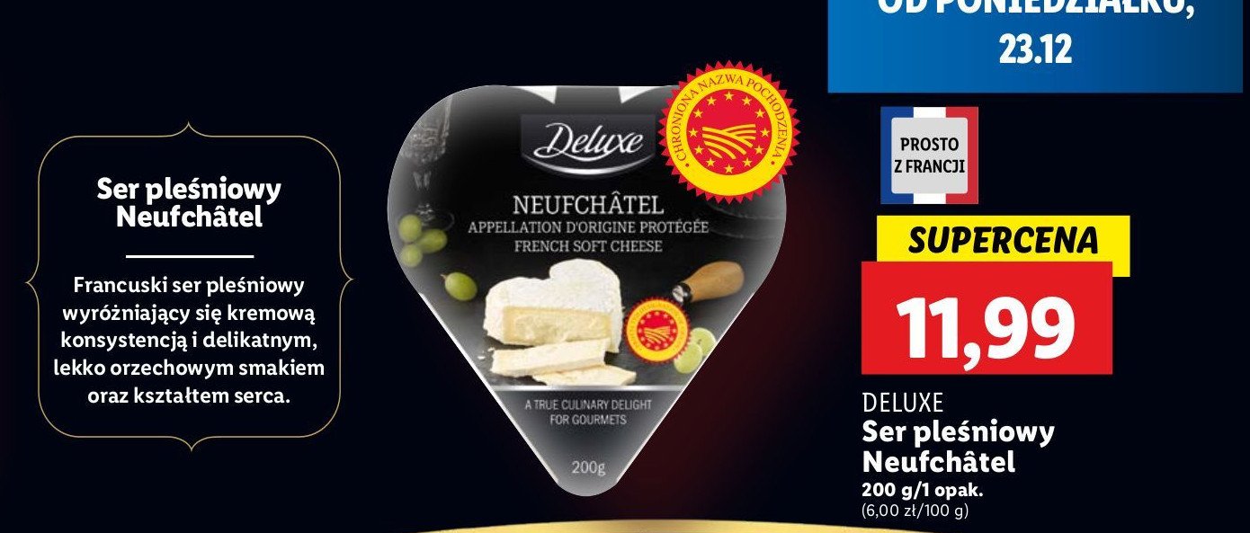 Ser coeur de neufchatel Deluxe promocja