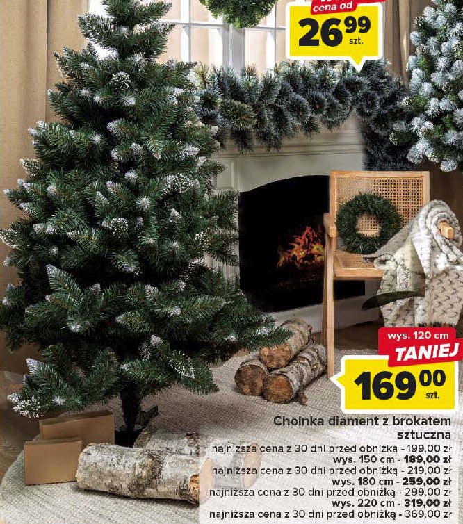 Choinka diamentowa 120 cm promocja