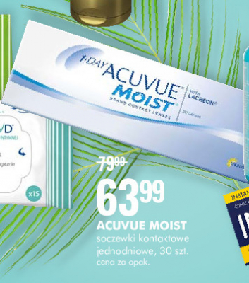 Soczewki kontanktowe Acuvue promocja