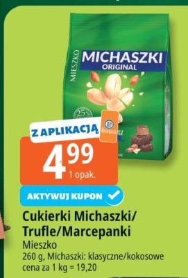 Cukierki Michaszki/Trufle/Marcepanki Mieszko promocja w Leclerc