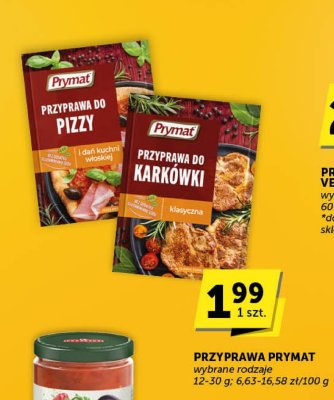 Przyprawa Prymat do pizzy promocja w Euro Sklep