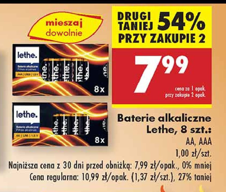 Baterie aa Lethe promocja