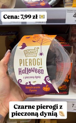 Pierogi Halloween z pieczoną dynią Nowy Wiśnicz promocja w Dino