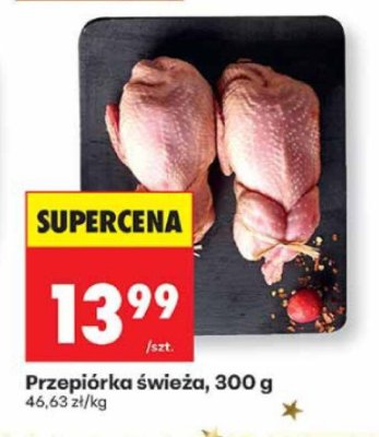 Przepiórka świeża 300 g promocja w Biedronka