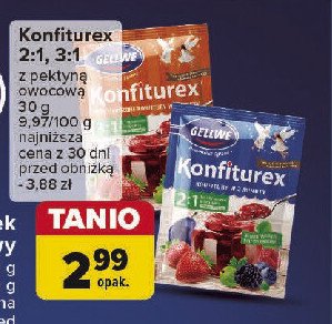 Konfiturex 2:1 Gellwe promocja