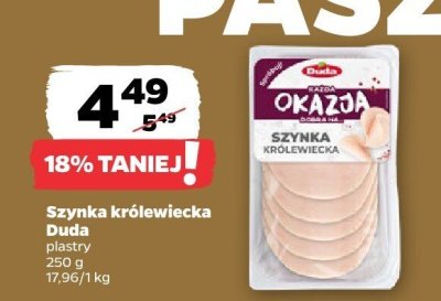 Szynka królewiecka  promocja w Netto