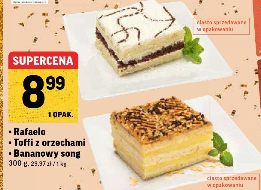 Ciasto bananowy song promocja