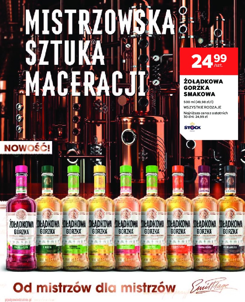 Wódka Żołądkowa gorzka rześka arbuz i limonka promocja