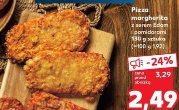 Pizza margherita z serem edam i pomidorami promocja