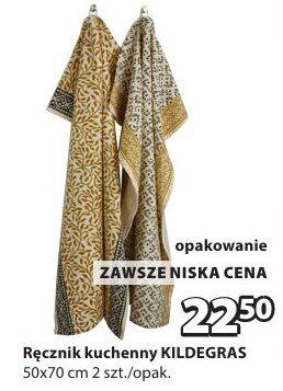 Ręcznik kuchenny KILDEGRAS 50x70 cm opakowanie 2 szt./opak. promocja w Jysk
