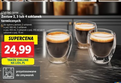 Szklanki termiczne 310 ml LIVARNO HOME promocja