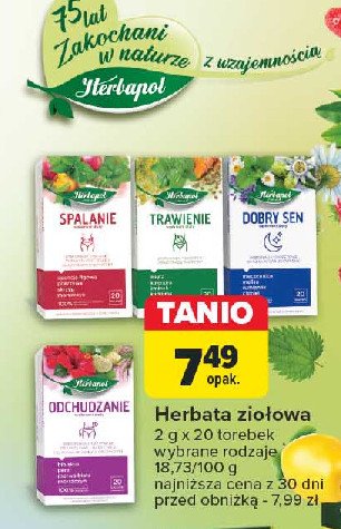 Herbata trawienie Herbapol promocja